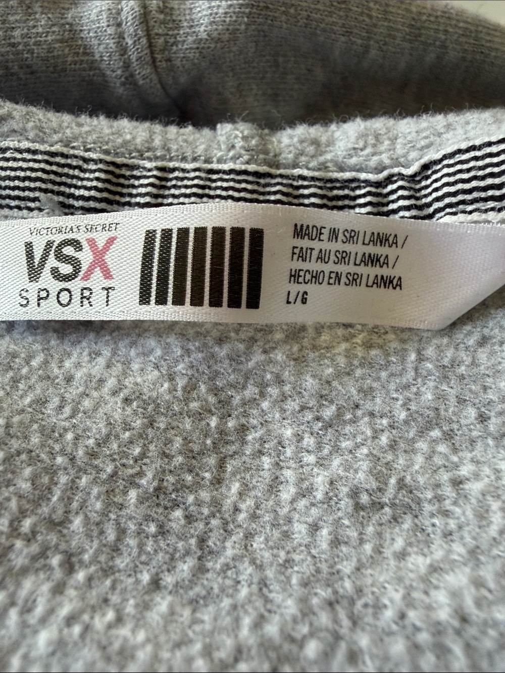 Victoria's Secret Gray Sweatshirt with Pink Logo Detail - Picture 2 of 8